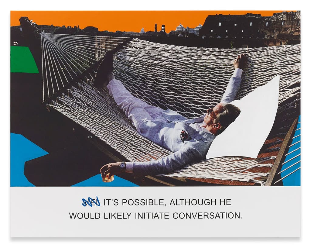It's Possible, Although..., 2015 (c) John Baldessari Courtesy the artist, Marian Goodman Gallery and Sprüth Magers Photography: Joshua White, 2015