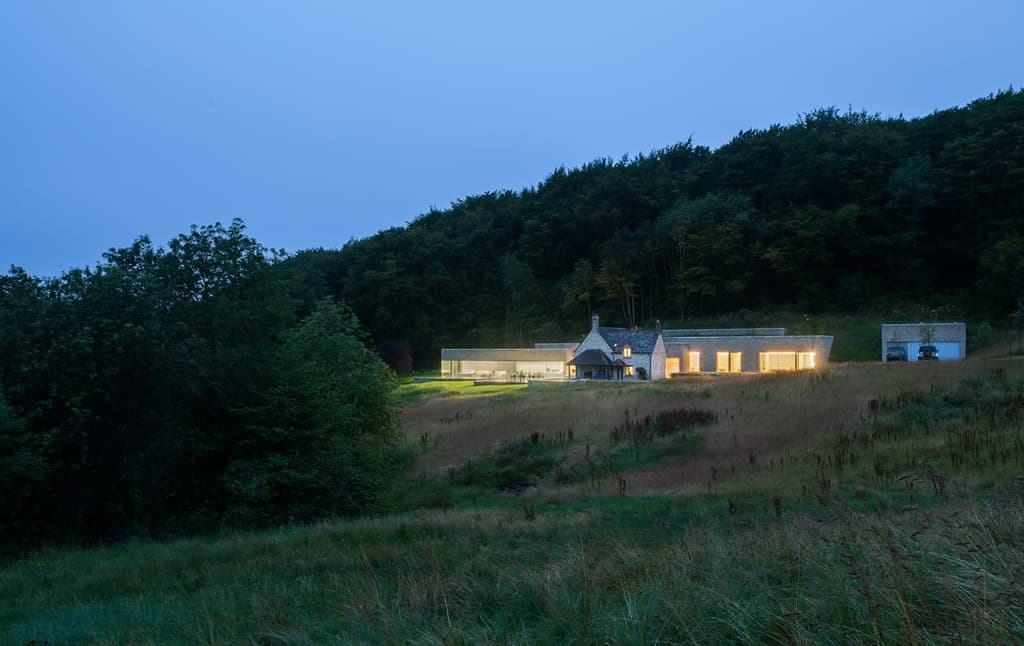 Found House at night