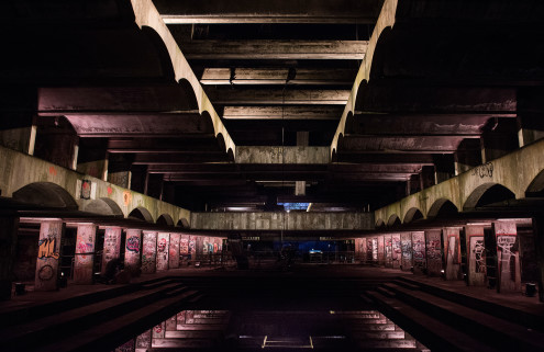 Brutalist relic St Peter’s Seminary is set aglow for new show ‘Hinterland’