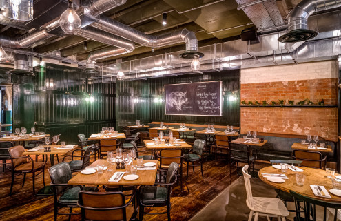 Pitt Cue restaurant takes over a former warehouse on London’s Devonshire Square