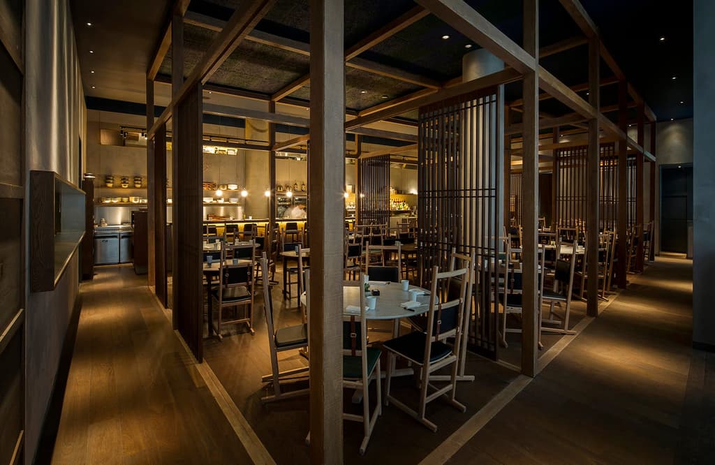 Jason Atherton's Sosharu restaurant designed by Neri & Hu