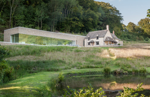 Architect Richard Found carves his home into the Cotswold landscape