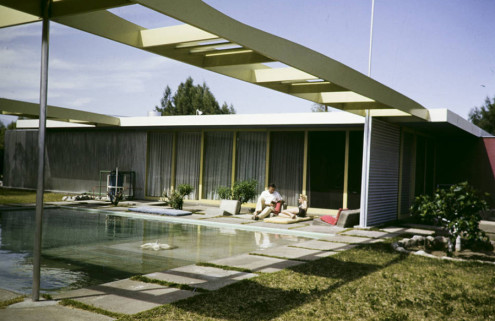 Vintage photos of mid-century architecture are now viewable online