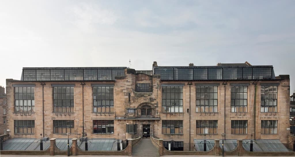The Glasgow School of Art's Mackintosh Building as it was before the 2014 fire. Photography: Alan McAteer / Glasgow School of Art