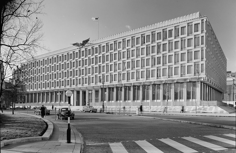 US embassy historical photo by Balthazar Korab