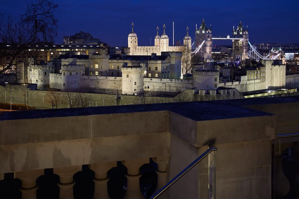 Views of the Tower of London and Tower Bridge