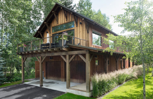 A modern mountain retreat hits the market for $1.3 million in Wyoming