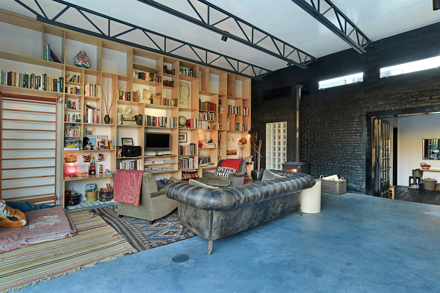 Brooklyn Artist Loft - Industrial - Family Room - New York - by