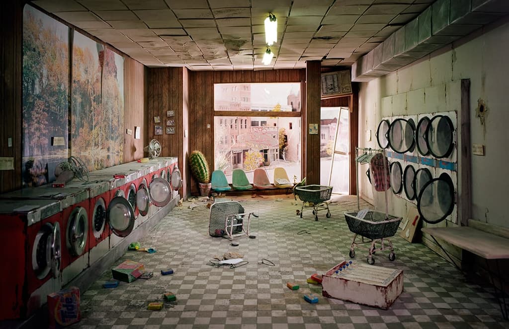 Miniature scenes of apocalyptic architecture by Nix + Gerber