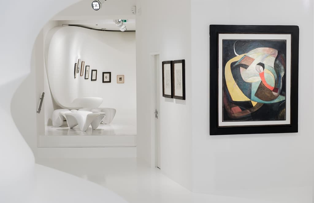 Zaha Hadid’s last installation pays tribute to Dada artist Kurt Schwitters in Zurich