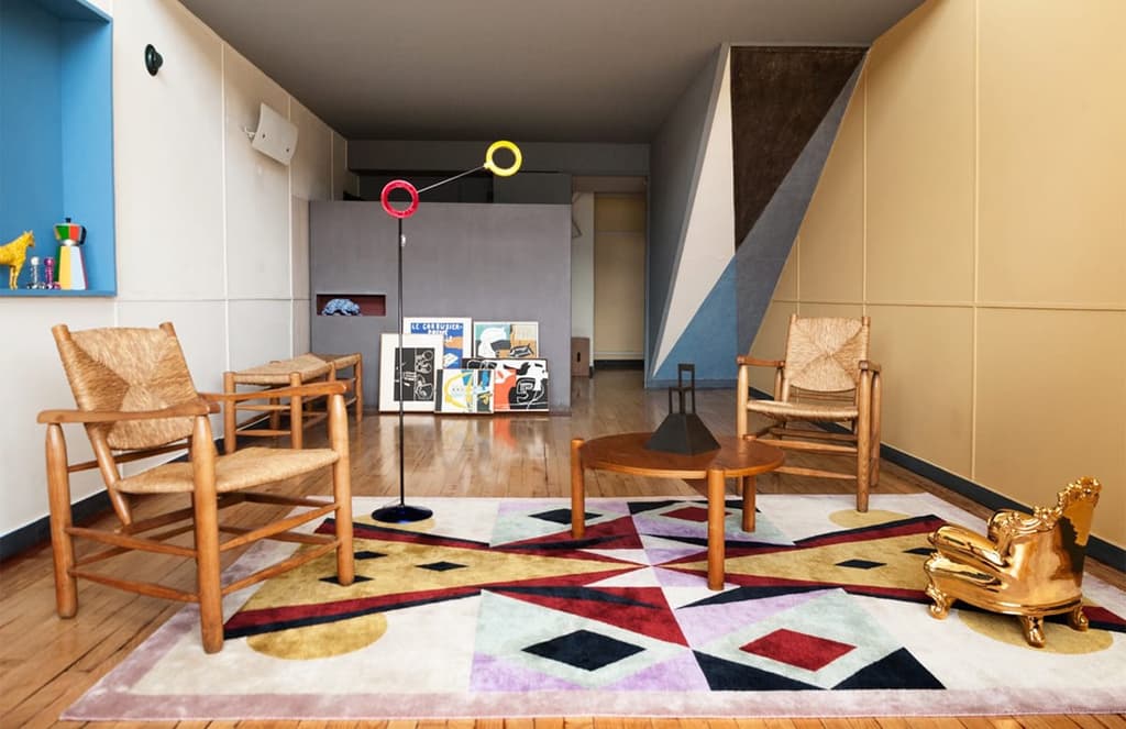 Postmodernist designer Alessandro Mendini refreshes Le Corbusier’s Apartment No. 50