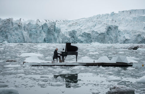 Watch pianist Ludovico Einaudi play in the Arctic ocean
