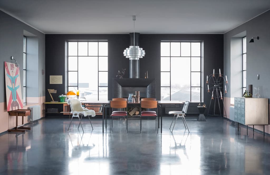 A vast Budapest weapons factory is converted into a home by A+Z Design Studio