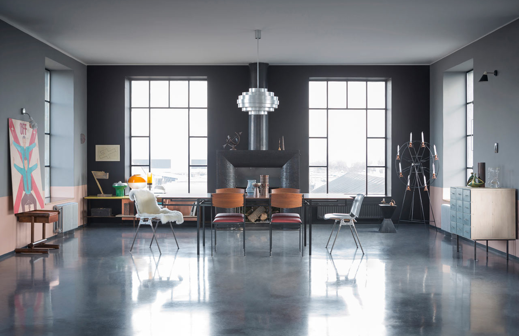 A vast Budapest weapons factory is converted into a home by A+Z Design Studio