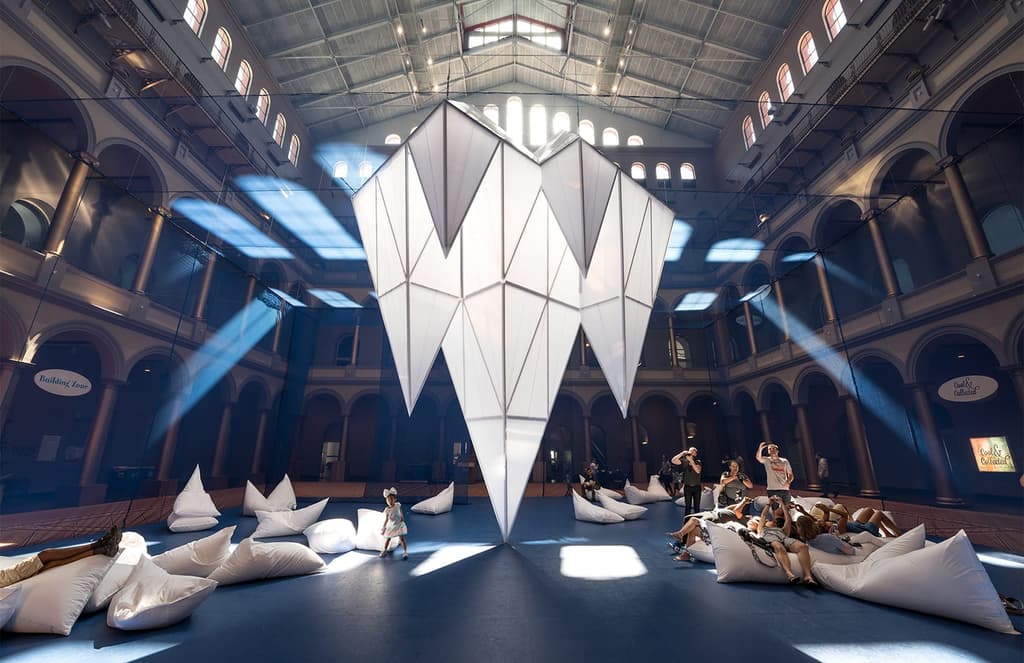 High Line architects create a world of icebergs in DC’s National Building Museum
