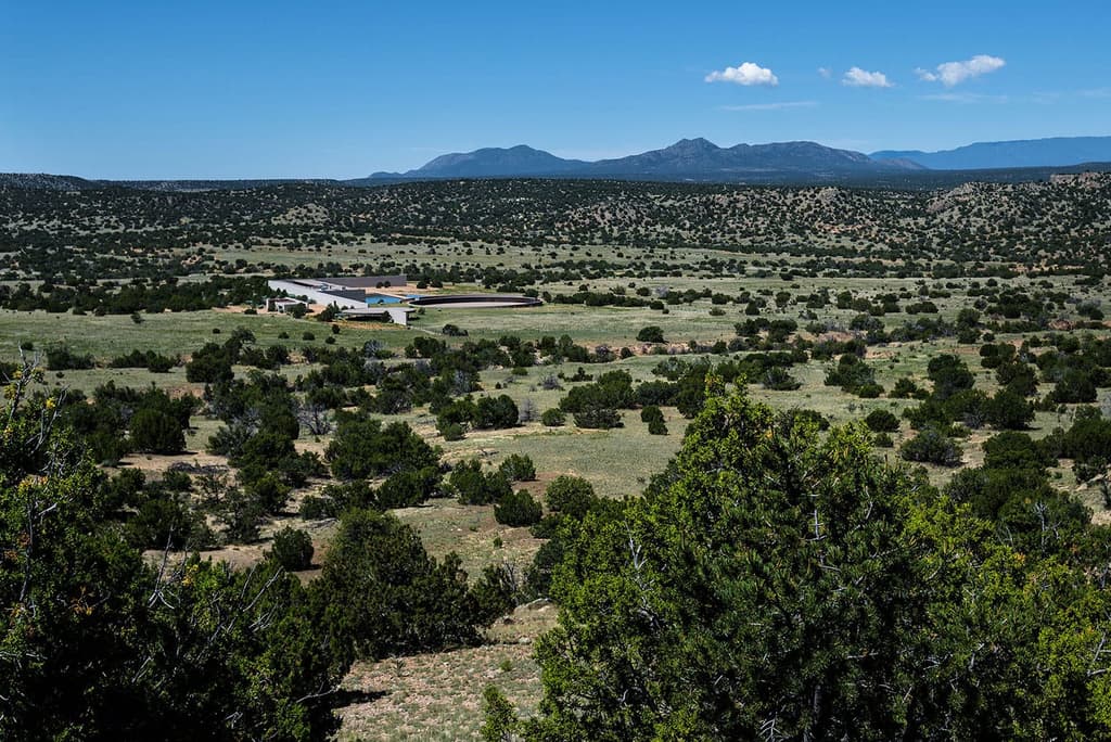 Tom Ford's ranch, designed by Tadao Ando