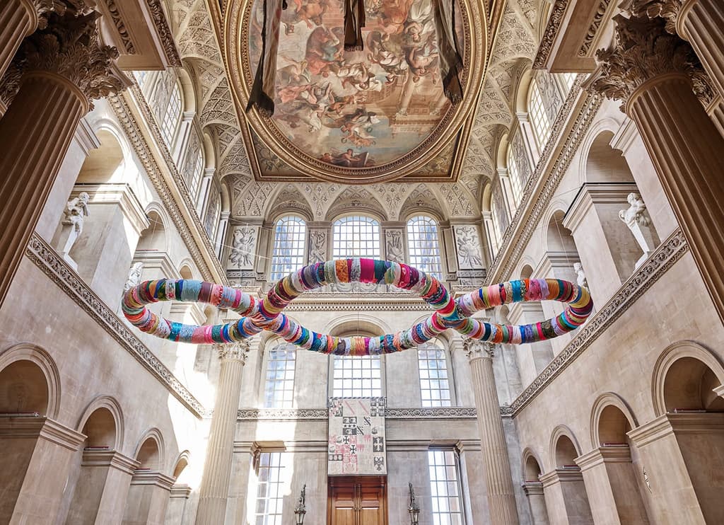 'Third Paradise' (2003-‐2016) by Michelangelo Pistoletto. Photography: Tom Lindboe / courtesy:Blenheim Art Foundation