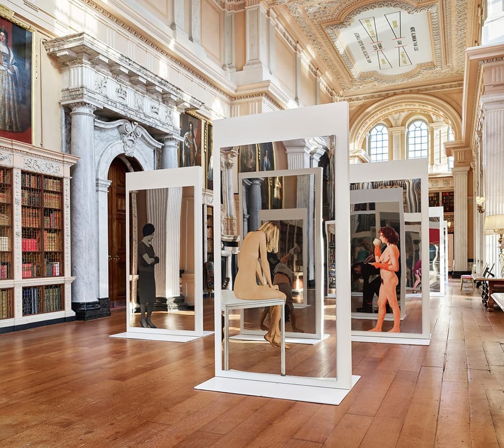From 'Self-portraits (The Present) Mirror Paintings', (1961-2916). Photography: Tom Lindboe. Courtesy ofBlenheim Art Foundation