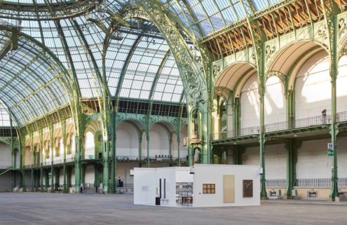 Artists Elmgreen & Dragset install a ‘lonely’ booth inside Paris’ Grand Palais