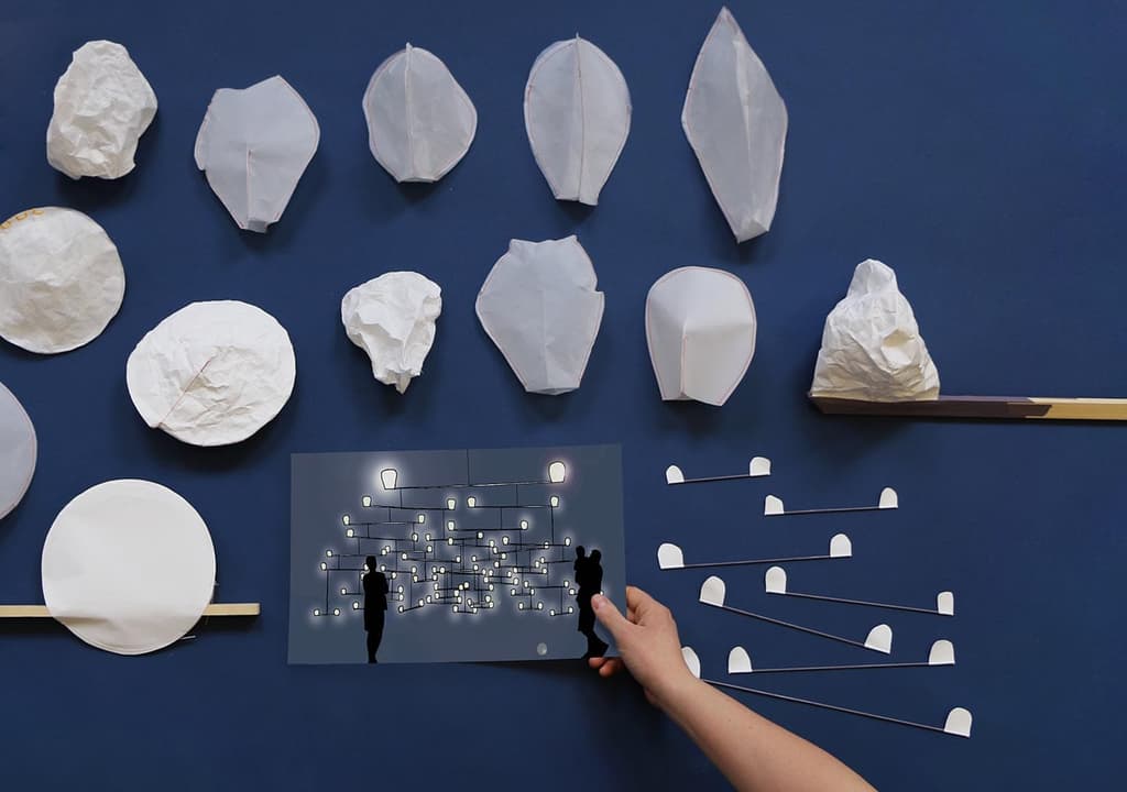 First-lampshade-experiments mischer traxler-studio