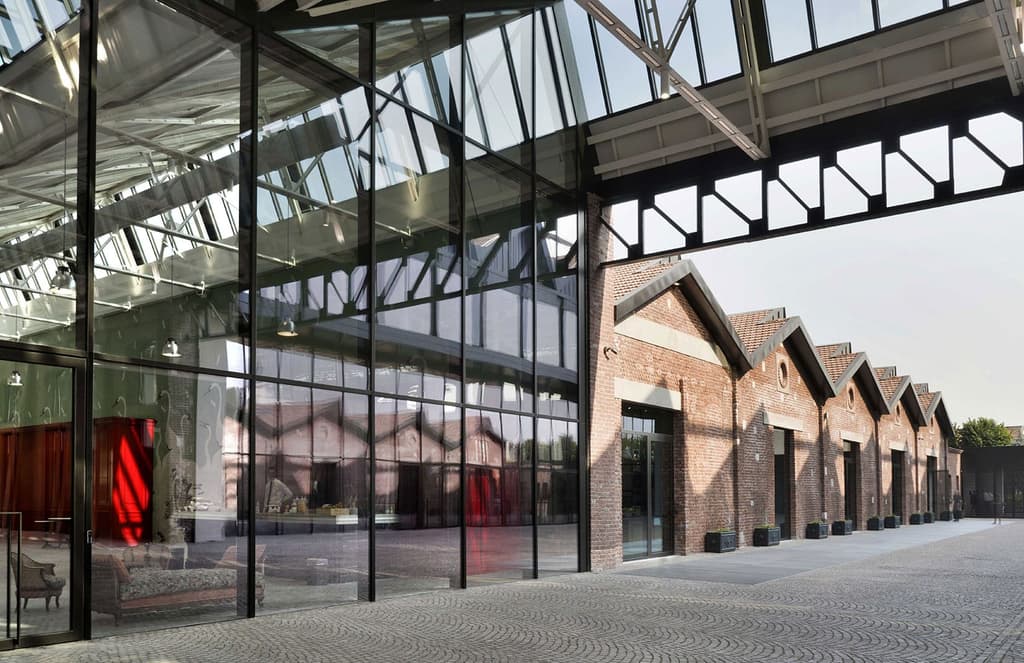 Gucci reveals its new HQ in an old aeronautical factory in Milan