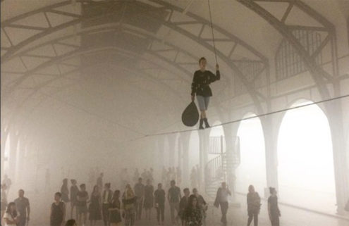 Artist Anne Imhof fills Berlin’s Hamburger Bahnhof with fog