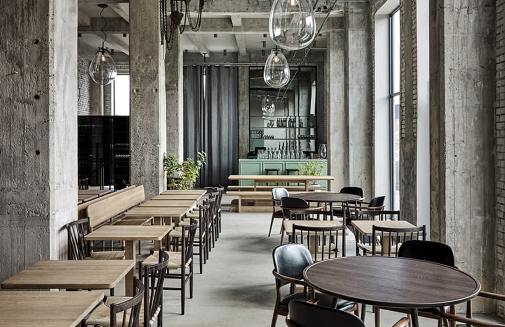Rene Redzepi’s new restaurant 108 is a raw industrial space designed by Space Copenhagen