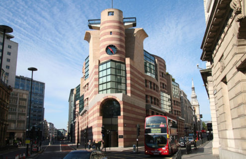 Postmodern London landmark No 1 Poultry gets listed status
