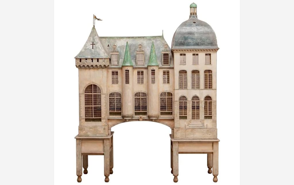 Antique bird cage chateau