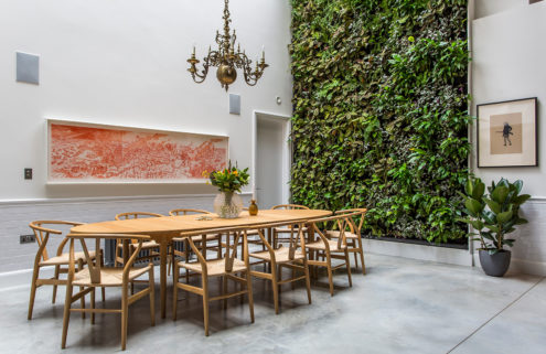 Rental of the week: a converted cooperage with a living wall in London