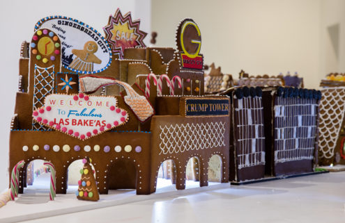 London architects build a gingerbread city at the Museum of Architecture