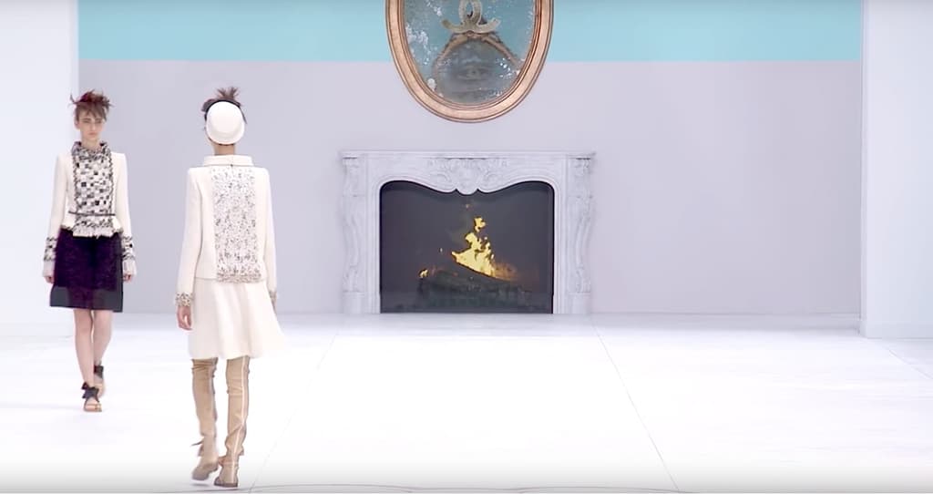 Karl Lagerfeld's Haute Couture Autumn Winter 2014 show, inspired by Le Corbusier