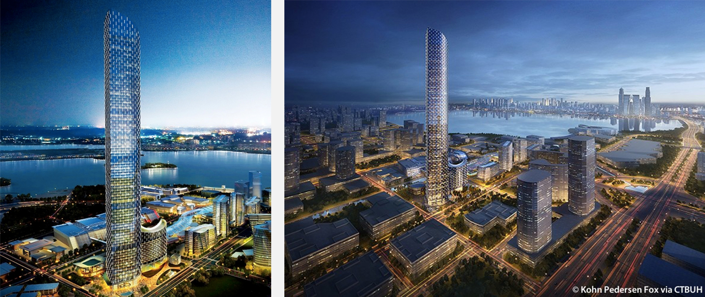 Tallest buildings topping out in 2017 – Suzhou IFS