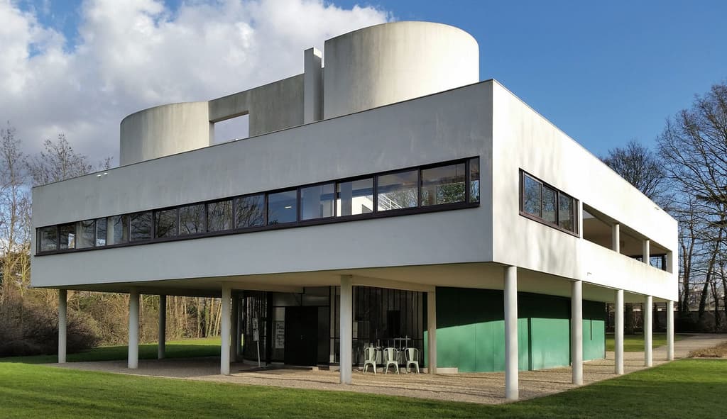 Villa Savoye designed by Le Corbusier