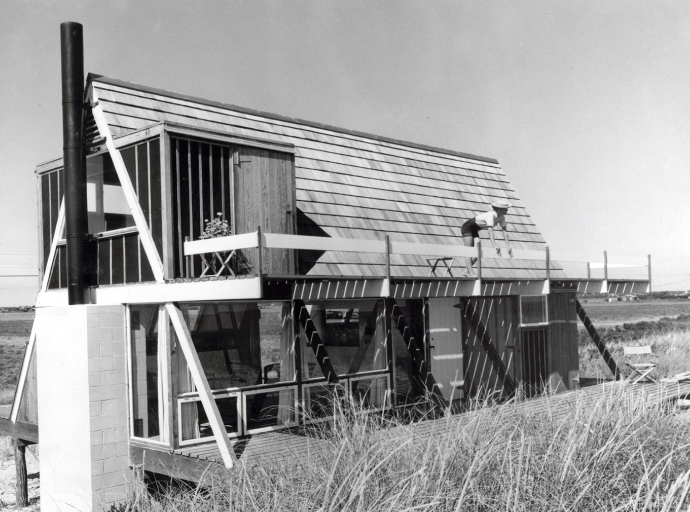 Midcentury cabins: Elizabeth Reese House by Andrew Geller