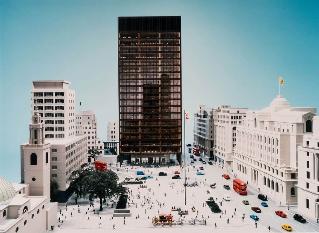 Mansion House Square, designed by Mies van der Rohe