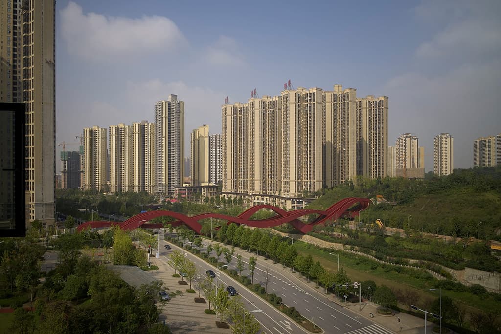 Lucky Knot Bridge in Changsha, China, by NEXT Architecture