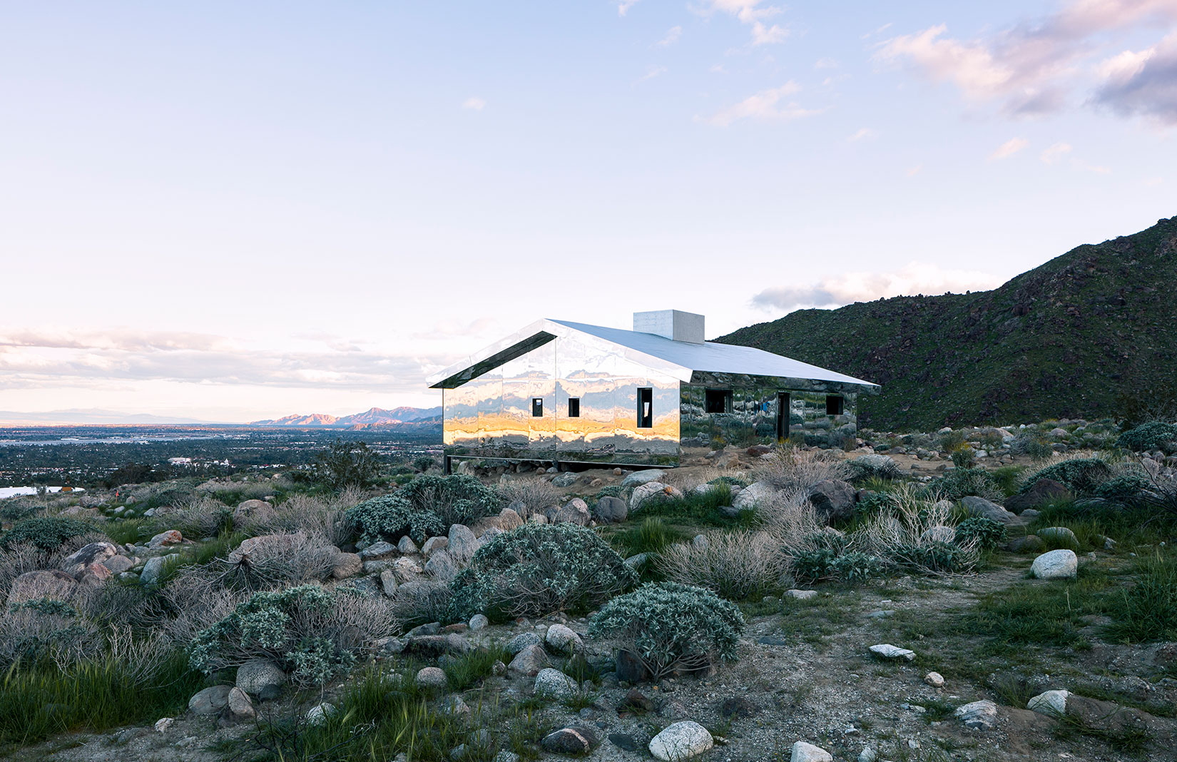 Doug Aitken's Mirage installation at Desert X