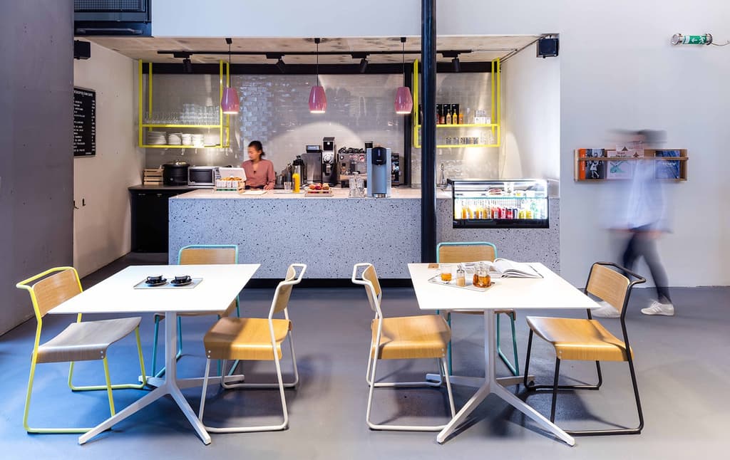 Deskopolitan coworking space in Paris, designed by MoreySmith