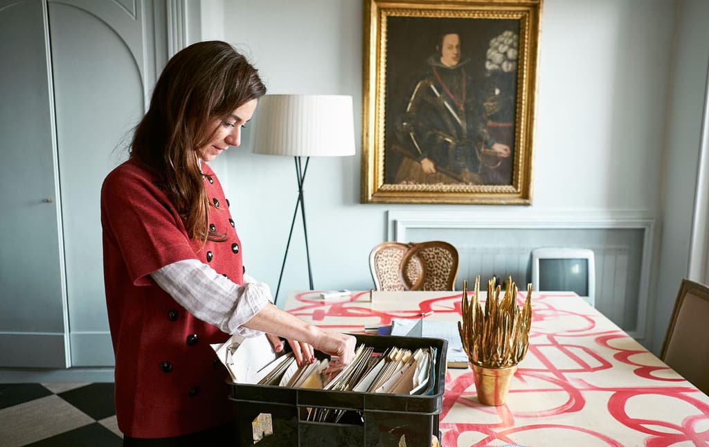 Marie-Louise Sciò at home in Rome
