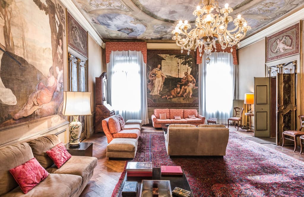 A frescoed apartment in Venice lists for €8.9m