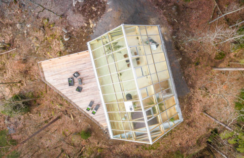 A glass-capped forest home hits the market in Sweden for 11.9m SEK