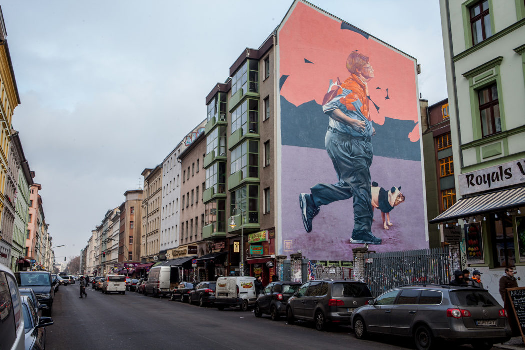 Artists transform an old bank into a temporary gallery in Berlin