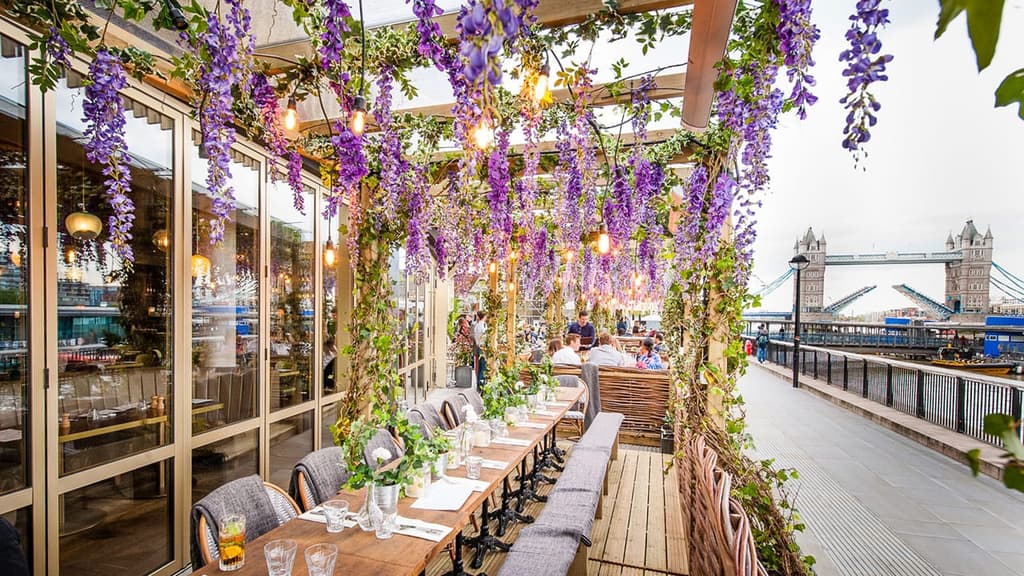 London restaurants with gardens – Coppa Club