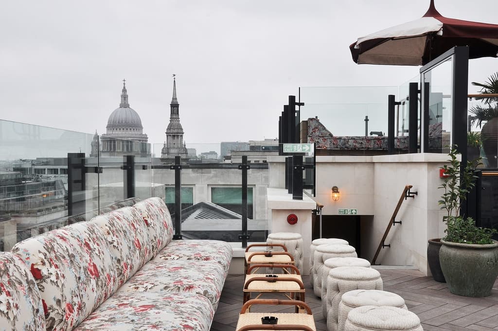 The Ned's Upstairs Club rooftop bar