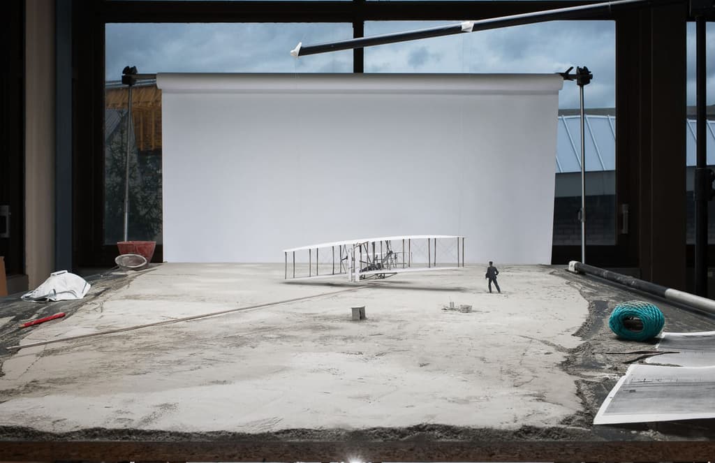 Art duo create 3D miniatures of iconic photos in their studio