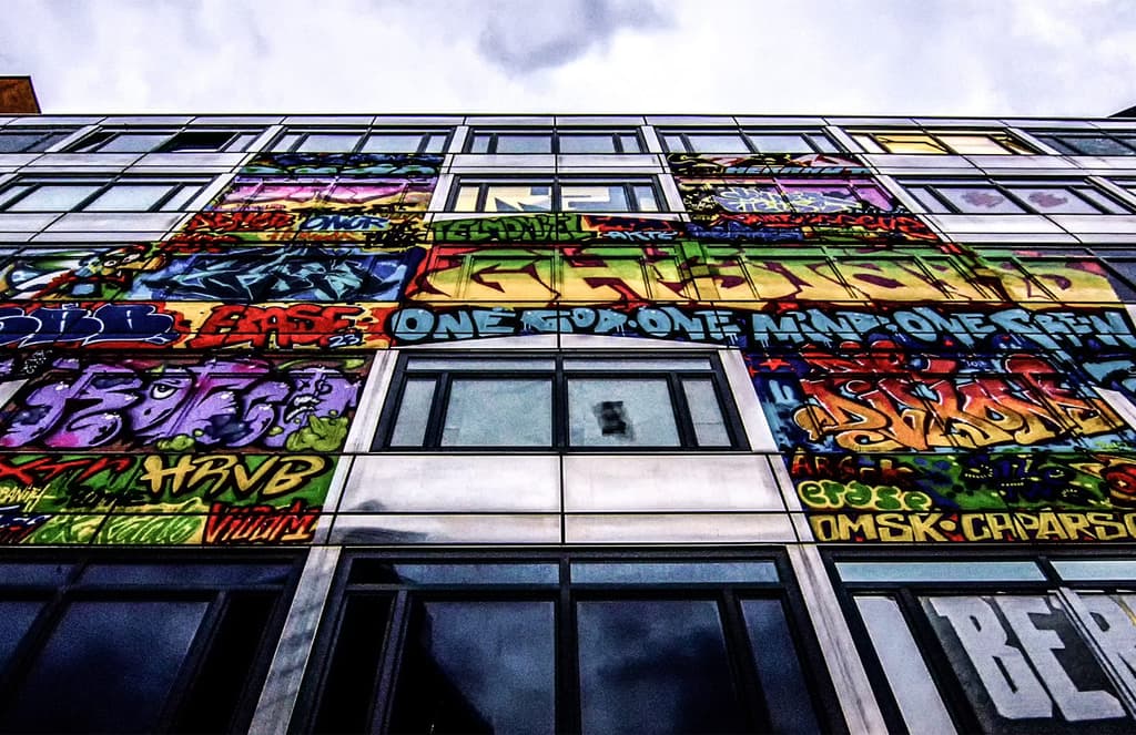 Artists transform an old bank into a temporary gallery in Berlin