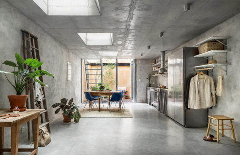 Live like you’re in a concept store in this concrete Stockholm apartment