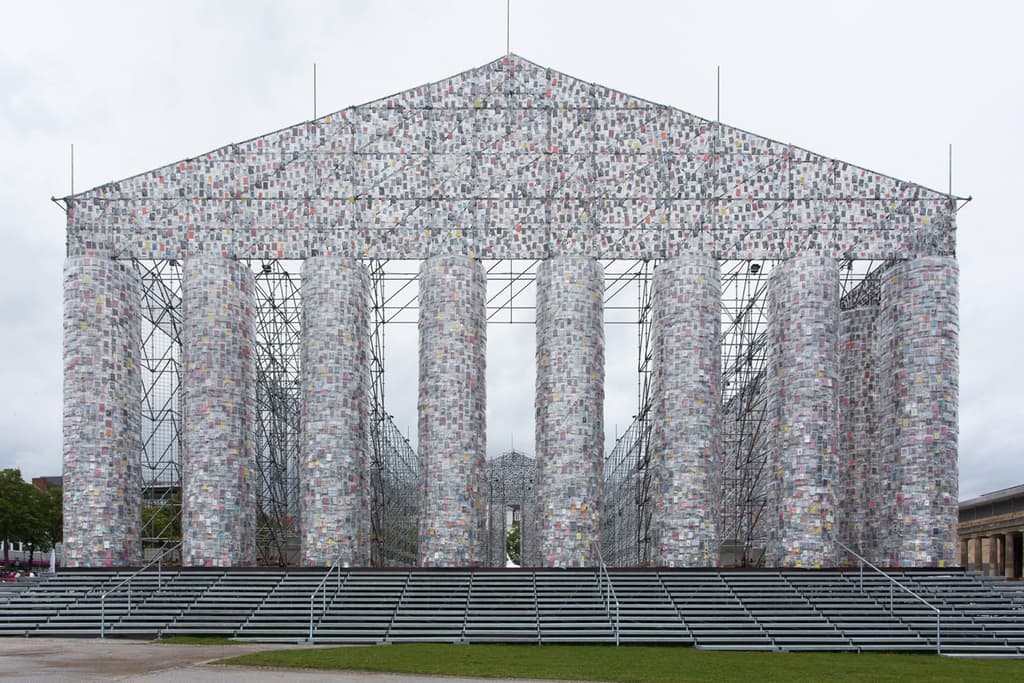 Documenta 14 highlights, including Marta Minujín's The Parthenon of Books