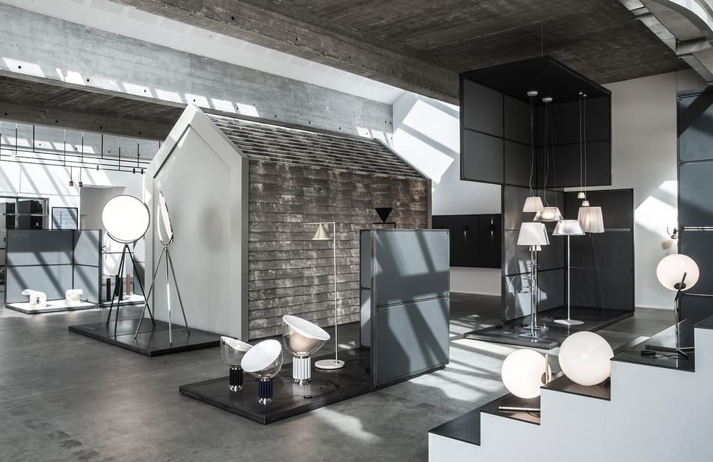 Flos Scandinavia showroom designed by OEO Studio in Copenhagen